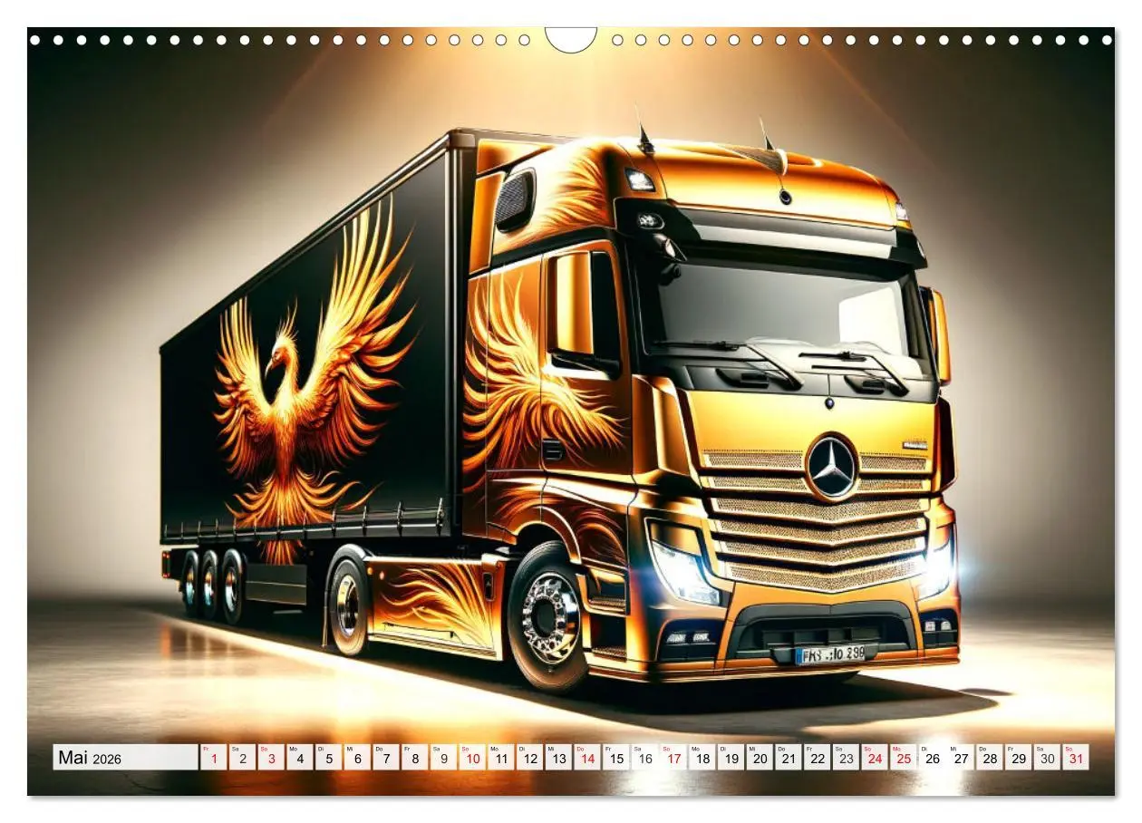 Bild: 9783457464847 | Faszination Truck: KI-Designs von Lack und Leistung (Wandkalender...