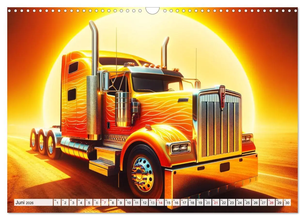 Bild: 9783457464847 | Faszination Truck: KI-Designs von Lack und Leistung (Wandkalender...