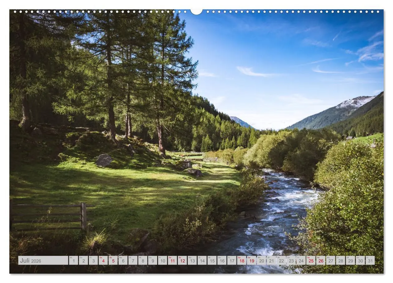 Bild: 9783457844847 | Das Ahrntal (Wandkalender 2026 DIN A2 quer), CALVENDO Monatskalender