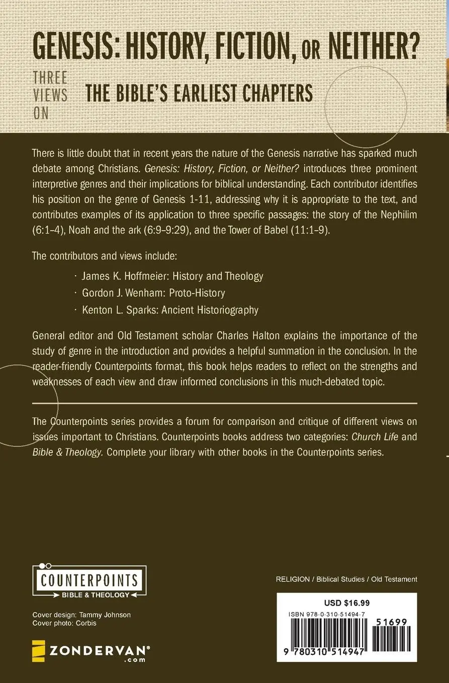 Rückseite: 9780310514947 | Genesis | Gordon John Wenham | Taschenbuch | Kartoniert / Broschiert