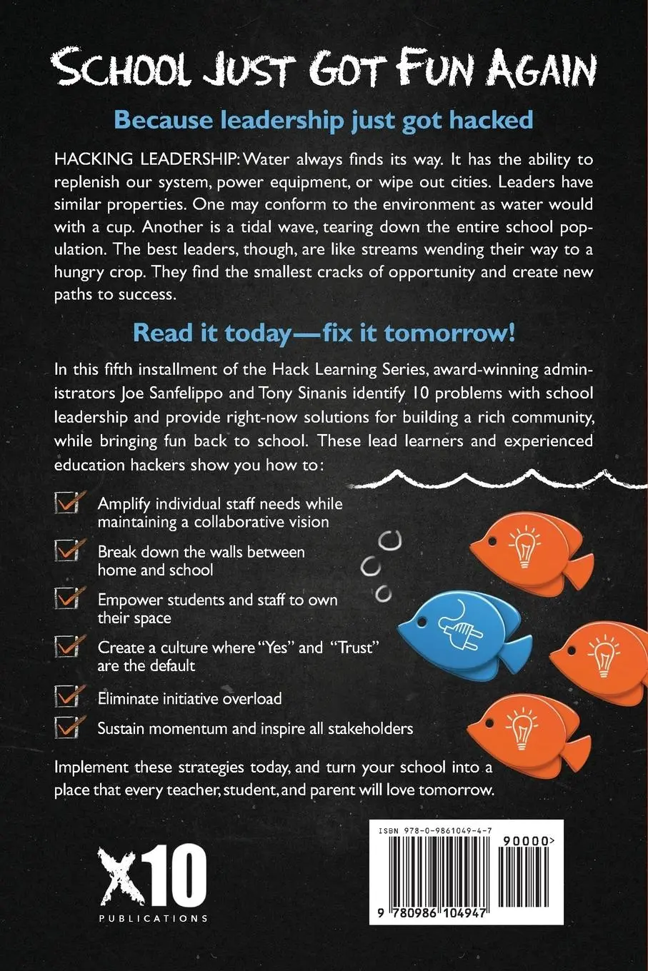 Rückseite: 9780986104947 | Hacking Leadership | Joe Sanfelippo (u. a.) | Taschenbuch | Englisch