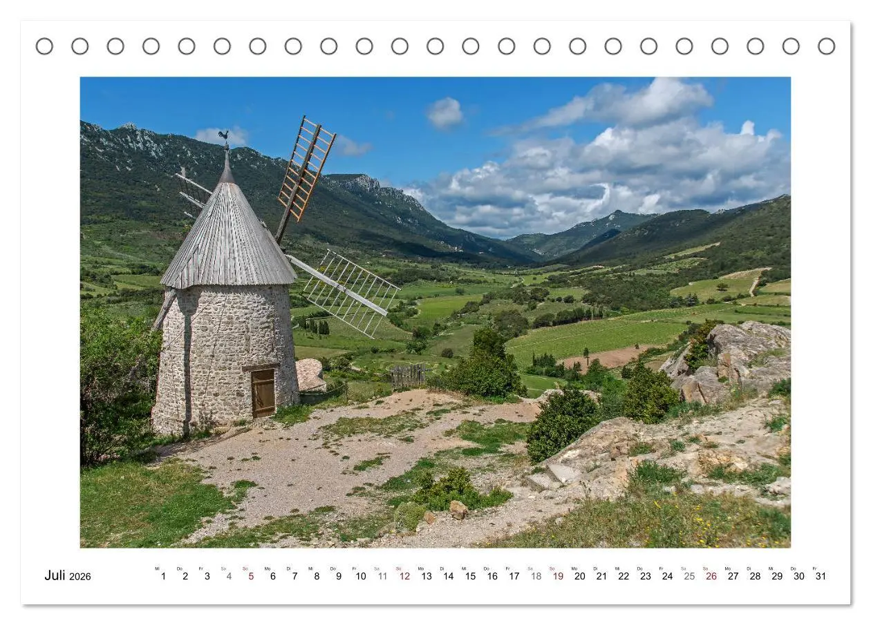 Bild: 9783457904947 | Okzitanien - Katharerland (Tischkalender 2026 DIN A5 quer),...