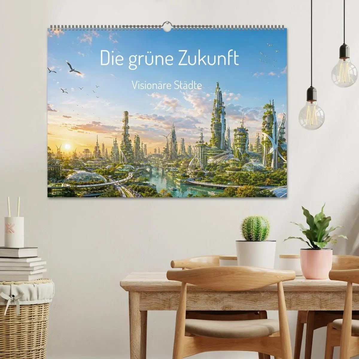 Bild: 9783594384947 | Die grüne Zukunft - Visionäre Städte (Wandkalender 2027 DIN A2...