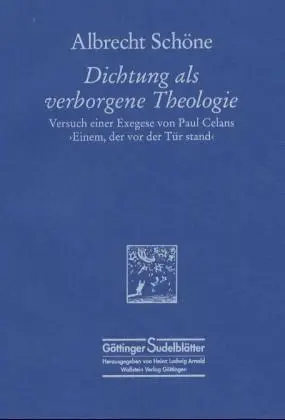 Cover: 9783892444947 | Dichtung als verborgene Theologie (2. erweiterte und überarbeitete...