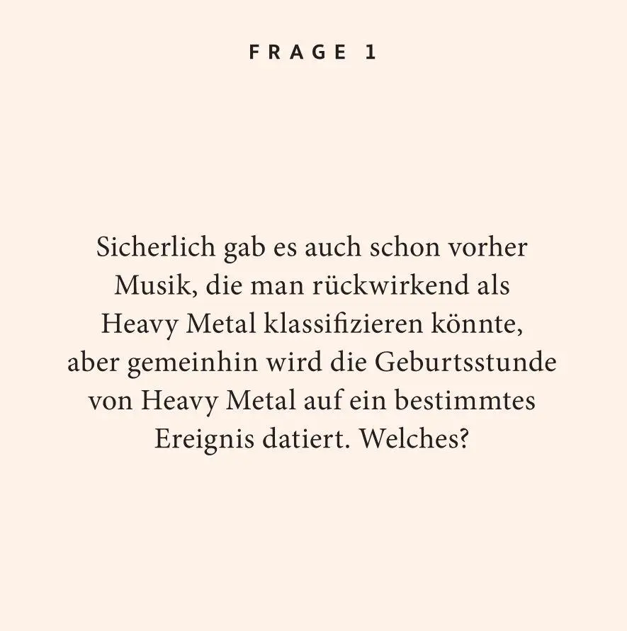 Bild: 9783899784947 | Heavy Metal-Quiz | Christopher Elvert | Taschenbuch | Quiz im Quadrat