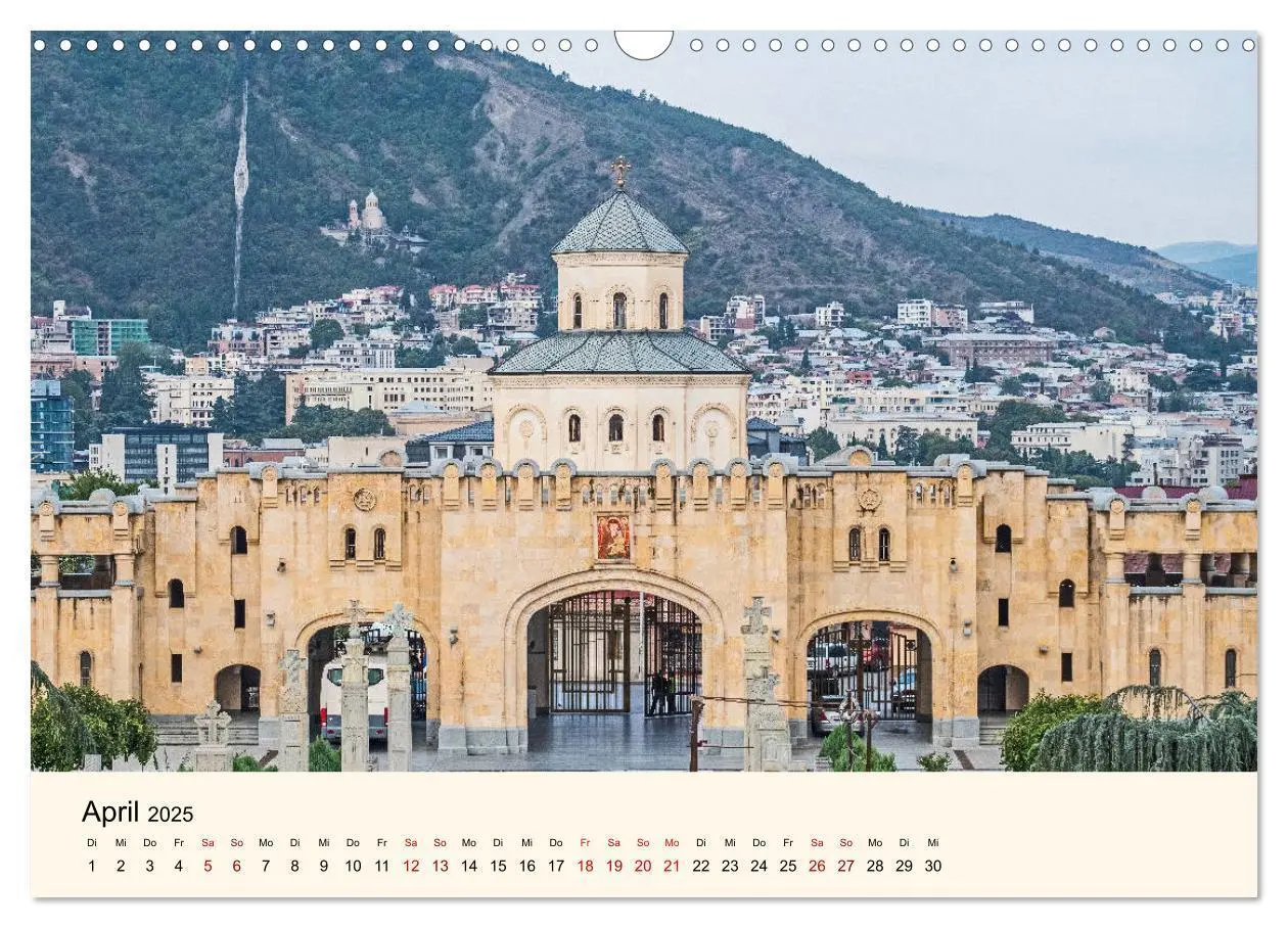 Bild: 9783435015047 | Tiflis - Die Metropole Georgiens (Wandkalender 2025 DIN A3 quer),...