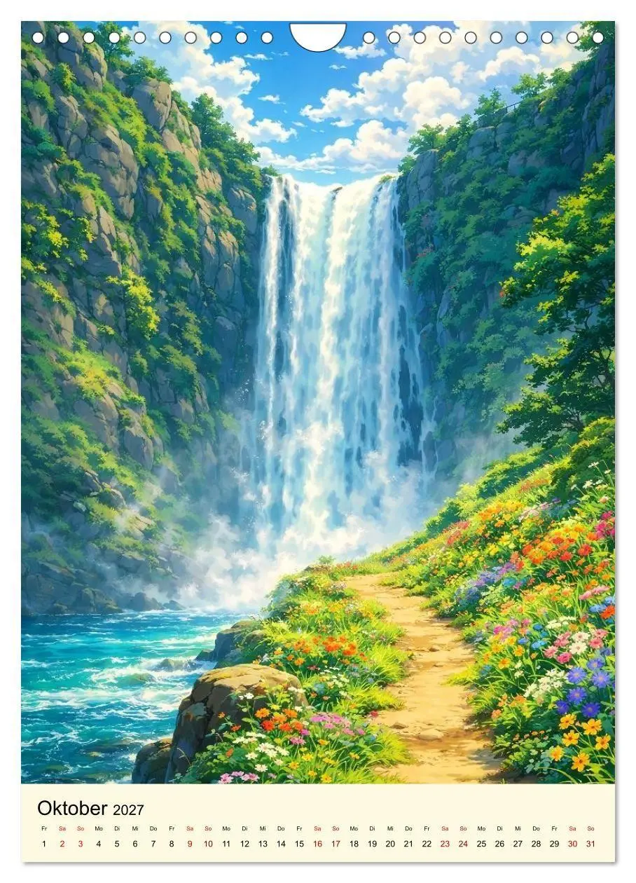 Bild: 9783594345047 | Stille Anime Sequenzen (Wandkalender 2027 DIN A4 hoch), CALVENDO...