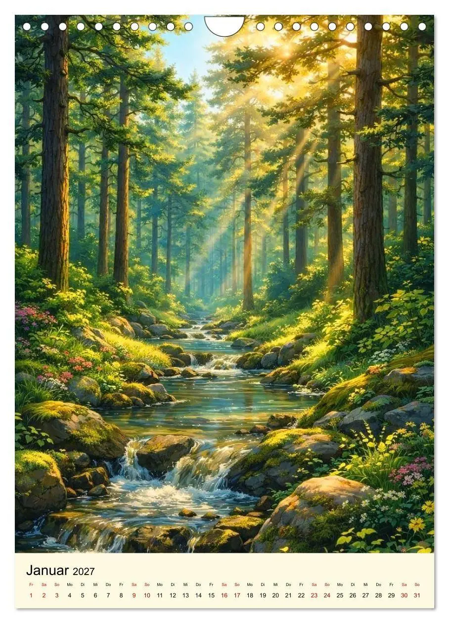 Bild: 9783594345047 | Stille Anime Sequenzen (Wandkalender 2027 DIN A4 hoch), CALVENDO...