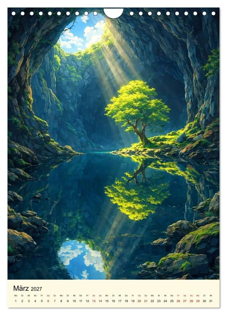 Bild: 9783594345047 | Stille Anime Sequenzen (Wandkalender 2027 DIN A4 hoch), CALVENDO...
