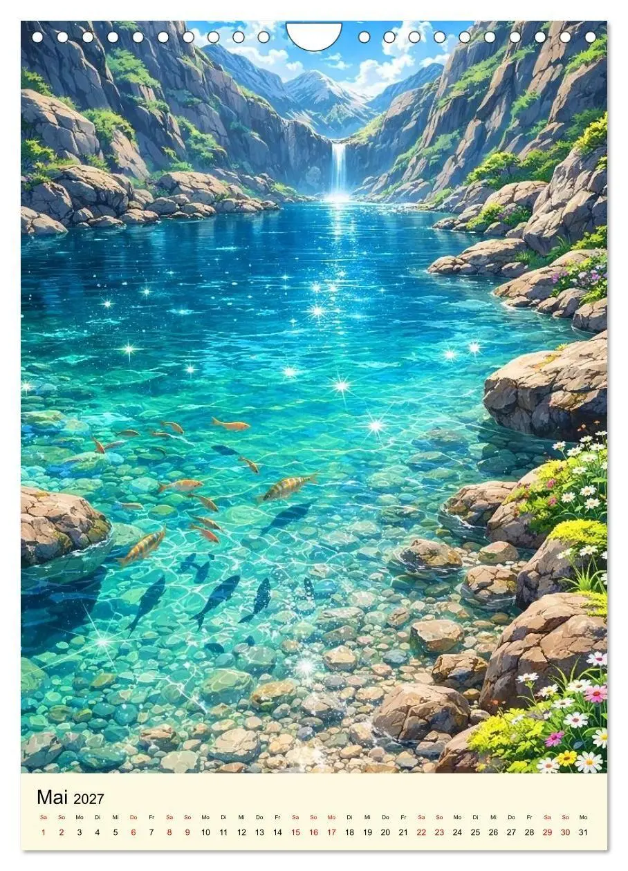 Bild: 9783594345047 | Stille Anime Sequenzen (Wandkalender 2027 DIN A4 hoch), CALVENDO...
