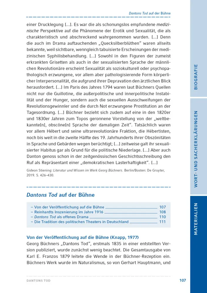 Bild: 9783872915047 | Dantons Tod | Georg Büchner | Taschenbuch | 112 S. | Deutsch | 2019