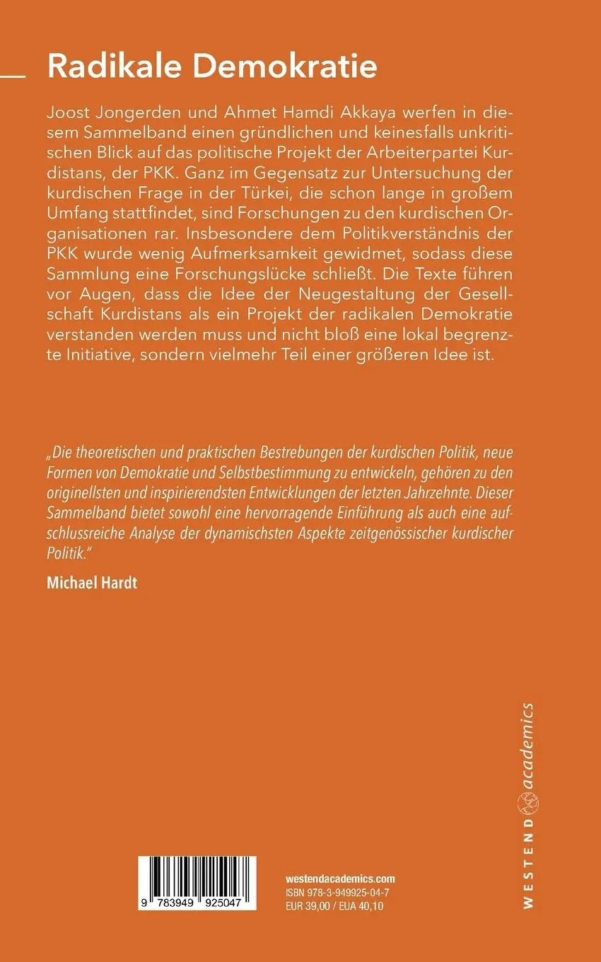 Rückseite: 9783949925047 | Die Entwicklung der kurdischen Freiheitsbewegung | Jongerden (u. a.)
