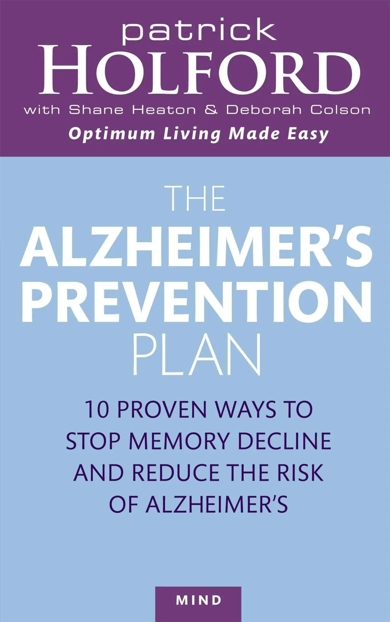 Cover: 9780749925147 | The Alzheimer's Prevention Plan | Patrick Holford (u. a.) | Buch