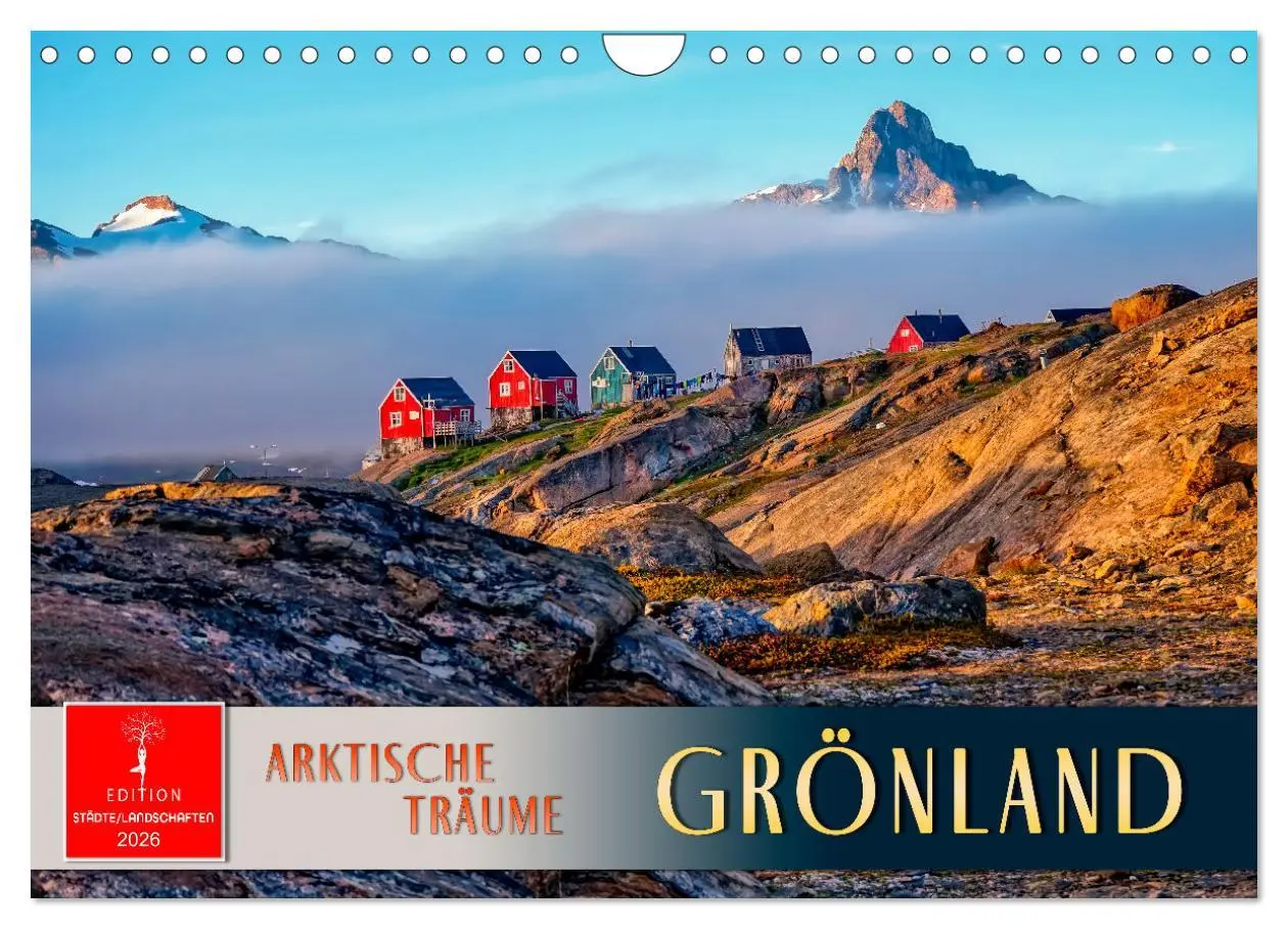 Cover: 9783457265147 | Grönland - Arktische Träume (Wandkalender 2026 DIN A4 quer),...