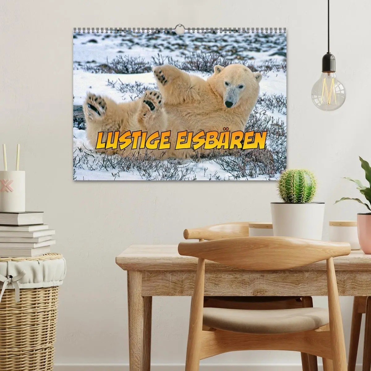 Bild: 9783457715147 | Lustige Eisbären (Wandkalender 2026 DIN A3 quer), CALVENDO...