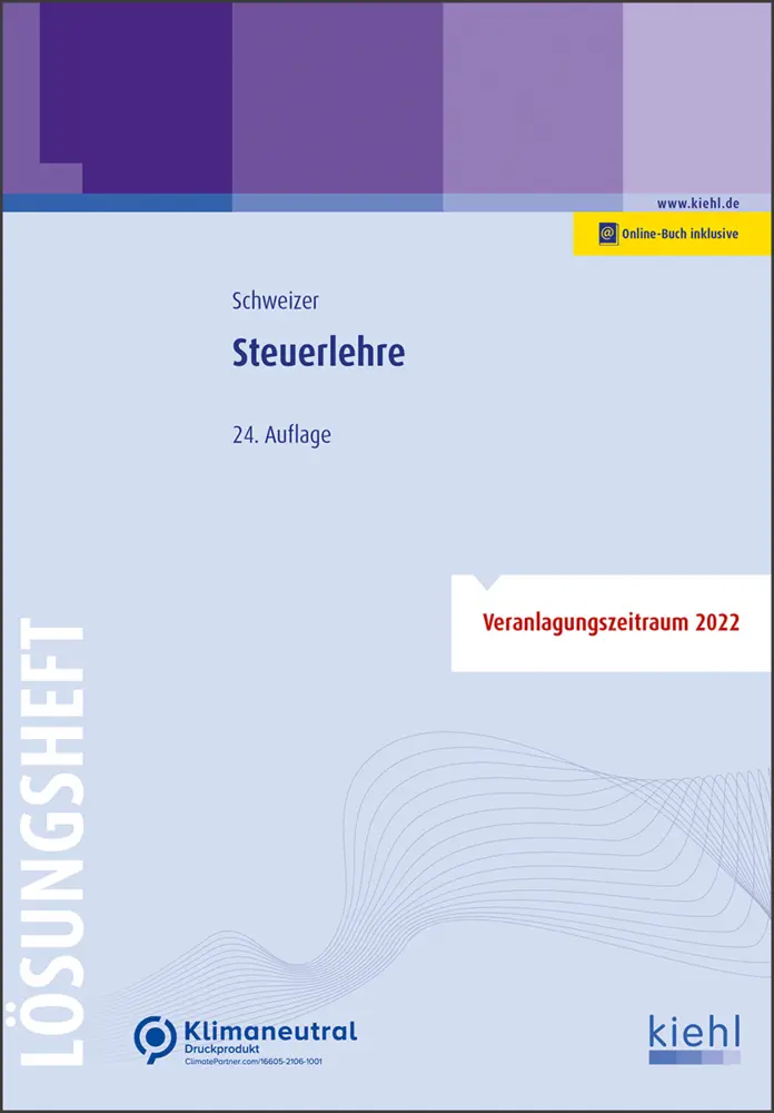 Cover: 9783470105147 | Steuerlehre - Lösungsheft | Reinhard Schweizer | Bundle | 1 Bundle