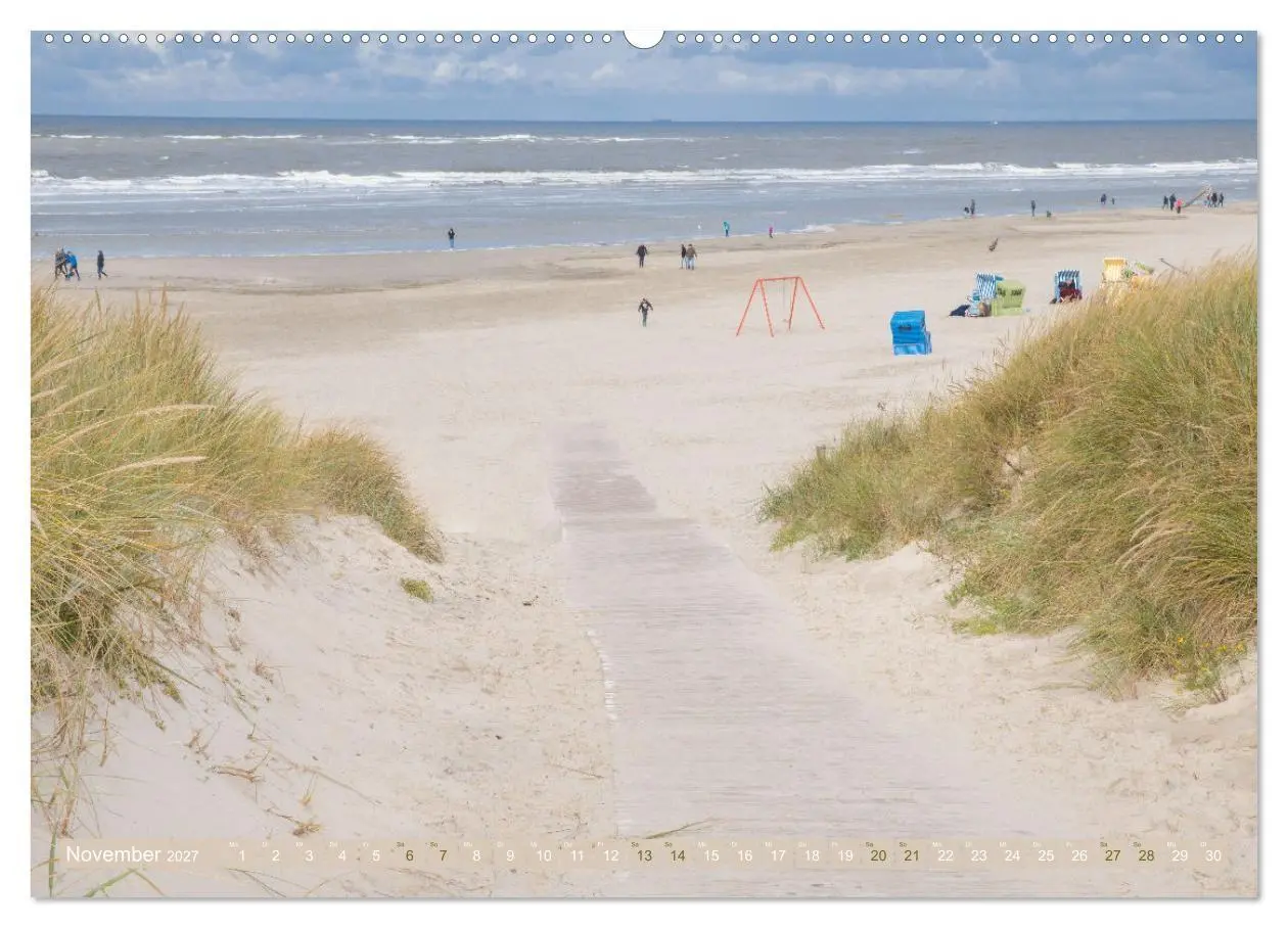 Bild: 9783569515147 | Am Strand von Langeoog (Wandkalender 2027 DIN A2 quer), CALVENDO...