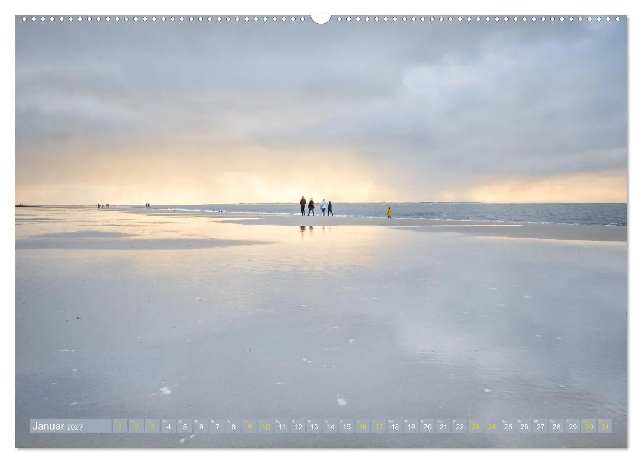 Bild: 9783569515147 | Am Strand von Langeoog (Wandkalender 2027 DIN A2 quer), CALVENDO...