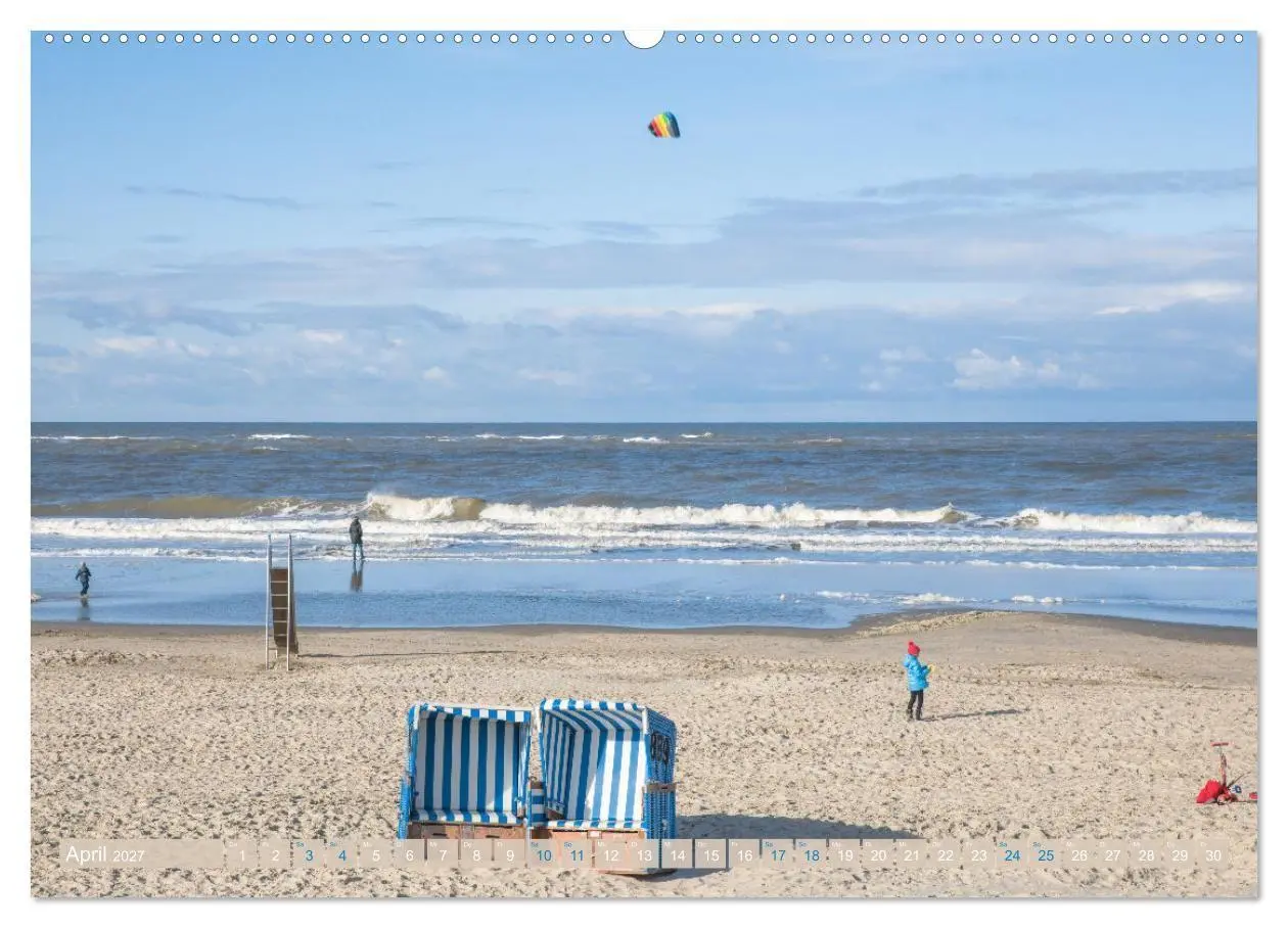 Bild: 9783569515147 | Am Strand von Langeoog (Wandkalender 2027 DIN A2 quer), CALVENDO...