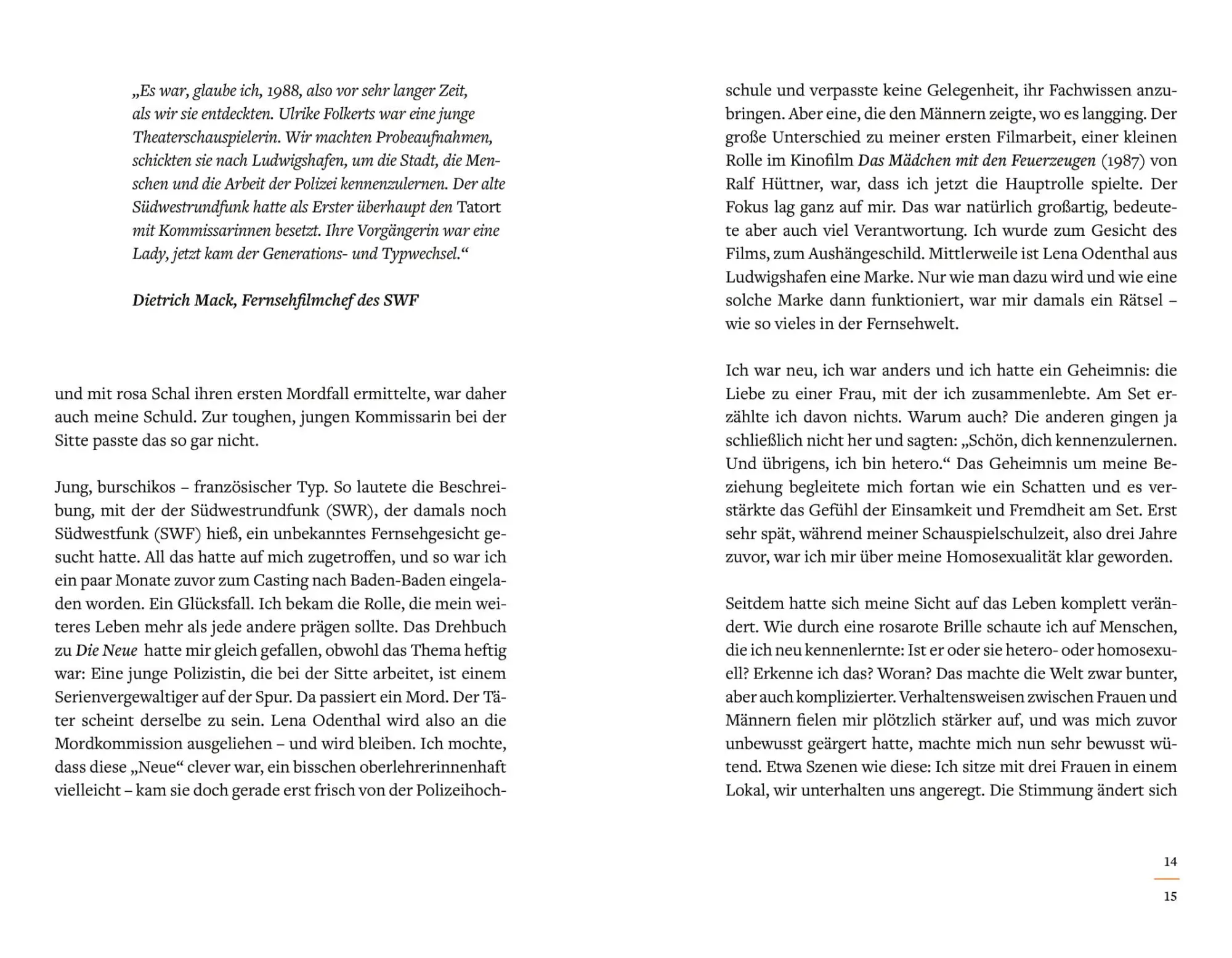 Bild: 9783710605147 | Ich muss raus | Autobiografie | Ulrike Folkerts | Buch | 208 S. | 2021