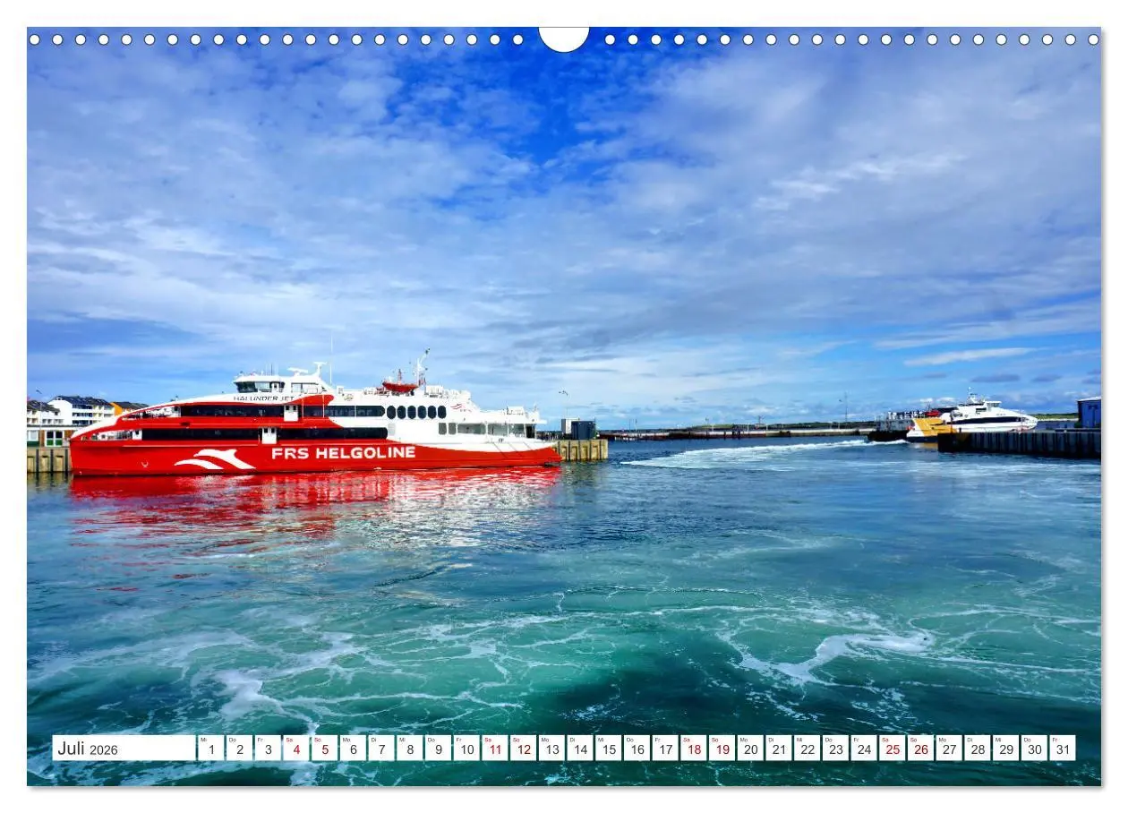 Bild: 9783457255247 | Helgoland Highlights (Wandkalender 2026 DIN A3 quer), CALVENDO...