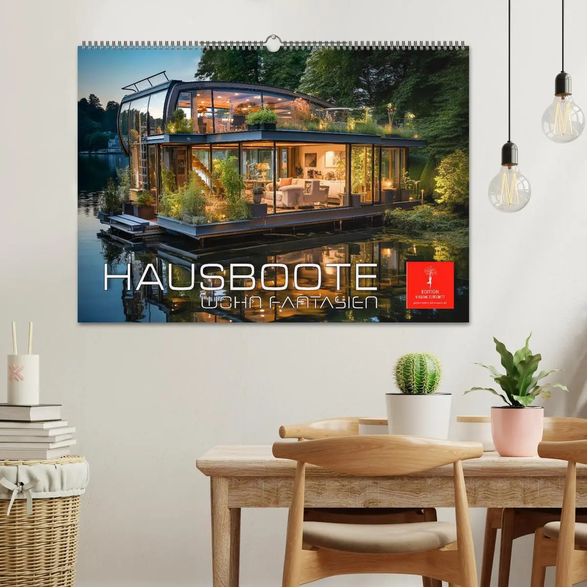 Bild: 9783457495247 | Hausboote Wohn Fantasien (Wandkalender 2026 DIN A2 quer), CALVENDO...