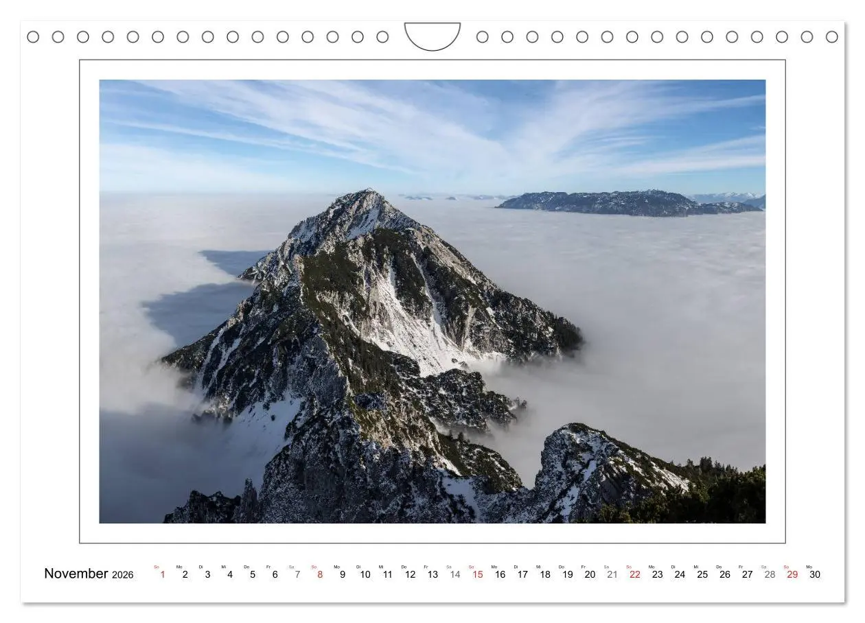 Bild: 9783457945247 | Unterwegs in den Chiemgauer Alpen (Wandkalender 2026 DIN A4 quer),...