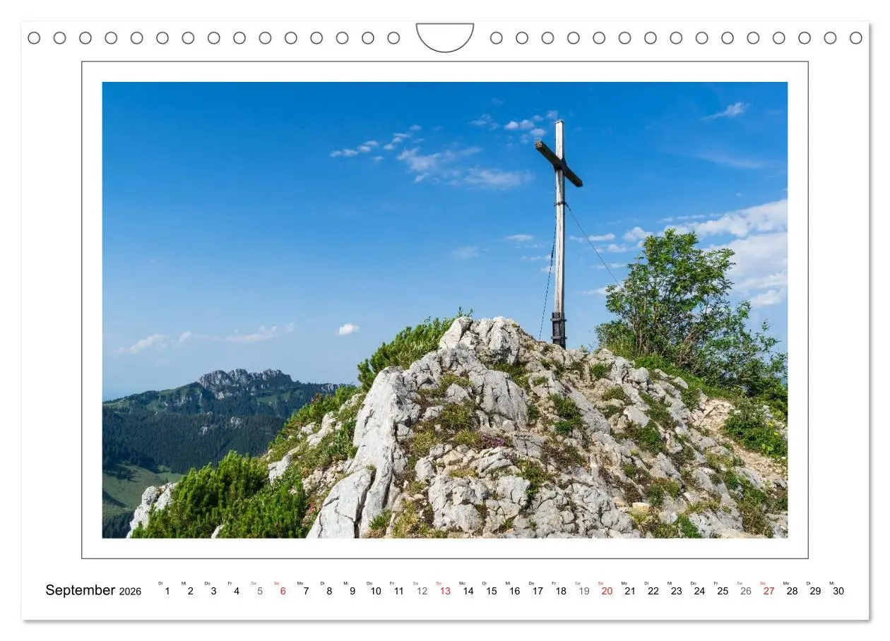 Bild: 9783457945247 | Unterwegs in den Chiemgauer Alpen (Wandkalender 2026 DIN A4 quer),...