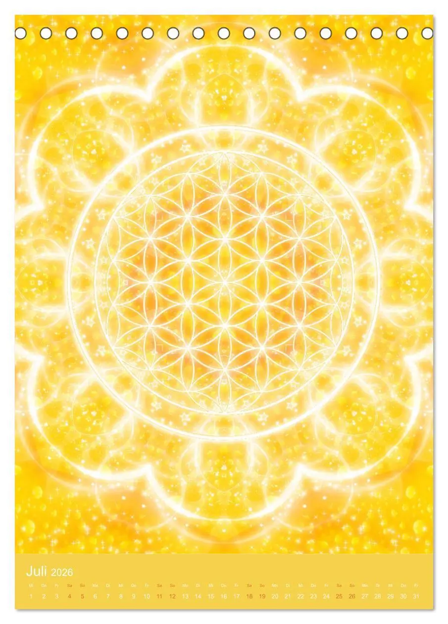 Bild: 9783516415247 | Blume des Lebens - Harmonie durch Symbolkraft (Tischkalender 2026...