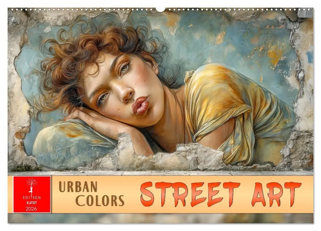 Cover: 9783516655247 | Street Art - Urban Colors (Wandkalender 2026 DIN A2 quer), CALVENDO...