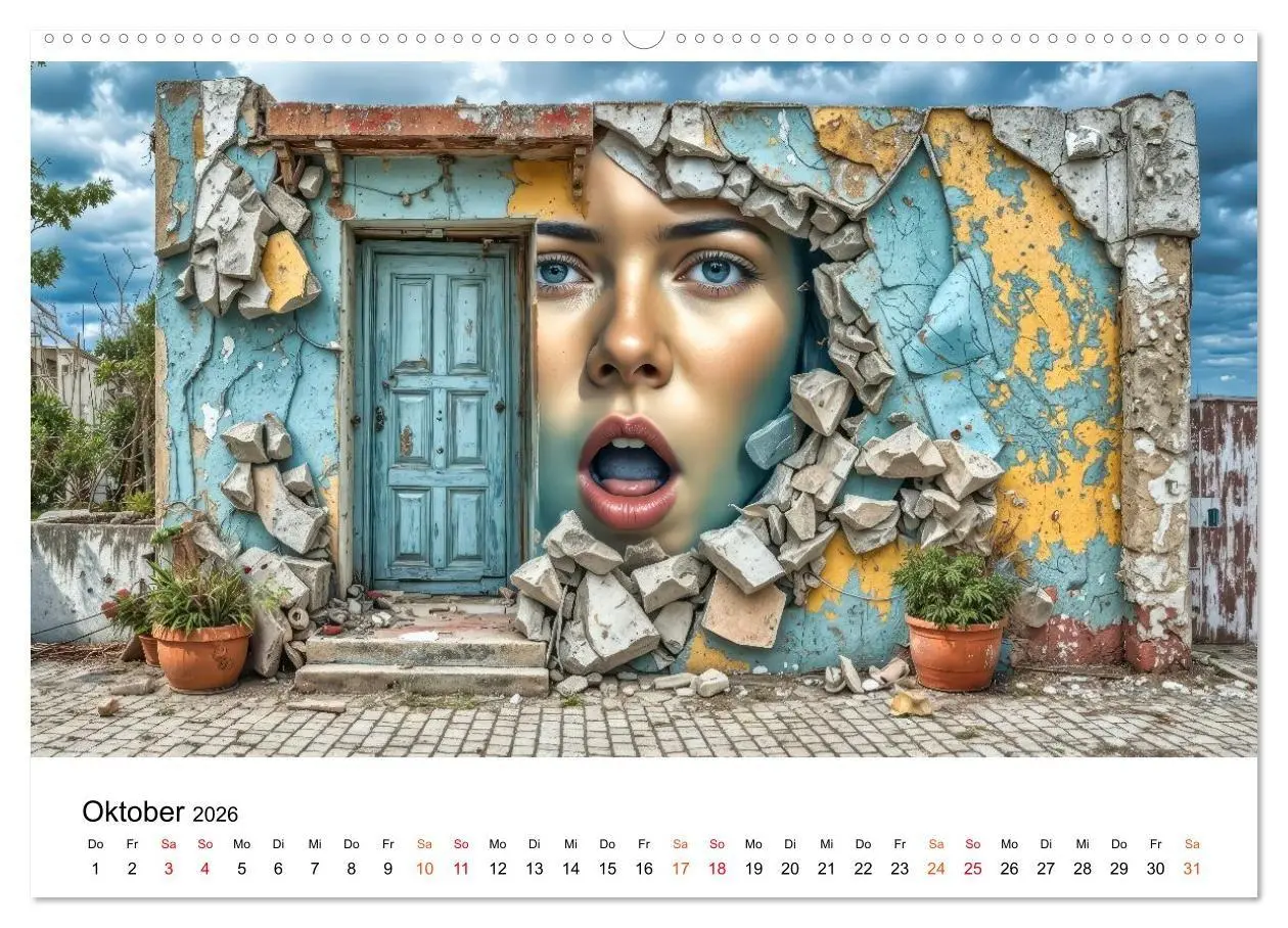 Bild: 9783516655247 | Street Art - Urban Colors (Wandkalender 2026 DIN A2 quer), CALVENDO...
