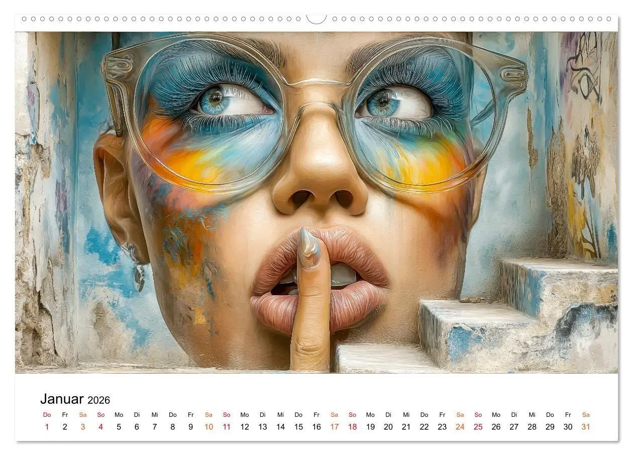 Bild: 9783516655247 | Street Art - Urban Colors (Wandkalender 2026 DIN A2 quer), CALVENDO...
