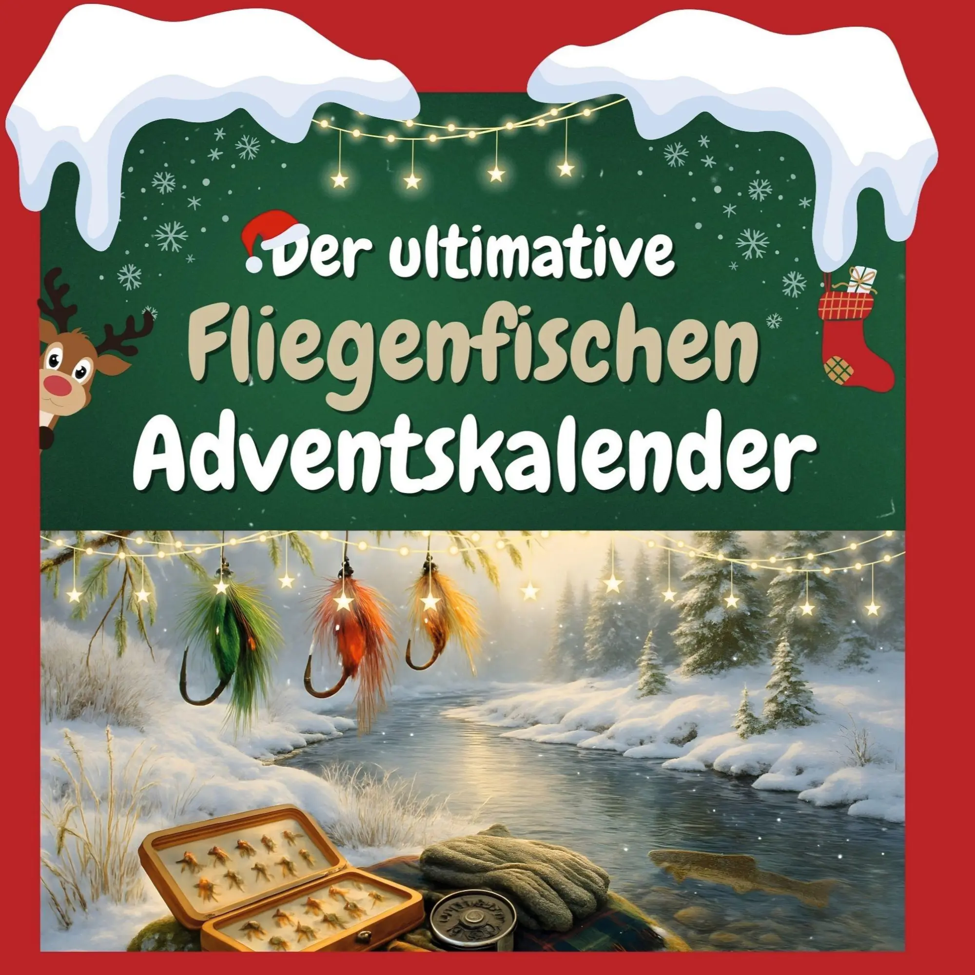 Cover: 9783695305247 | Der ultimative Fliegenfischen-Adventskalender | Julia Huber | Buch