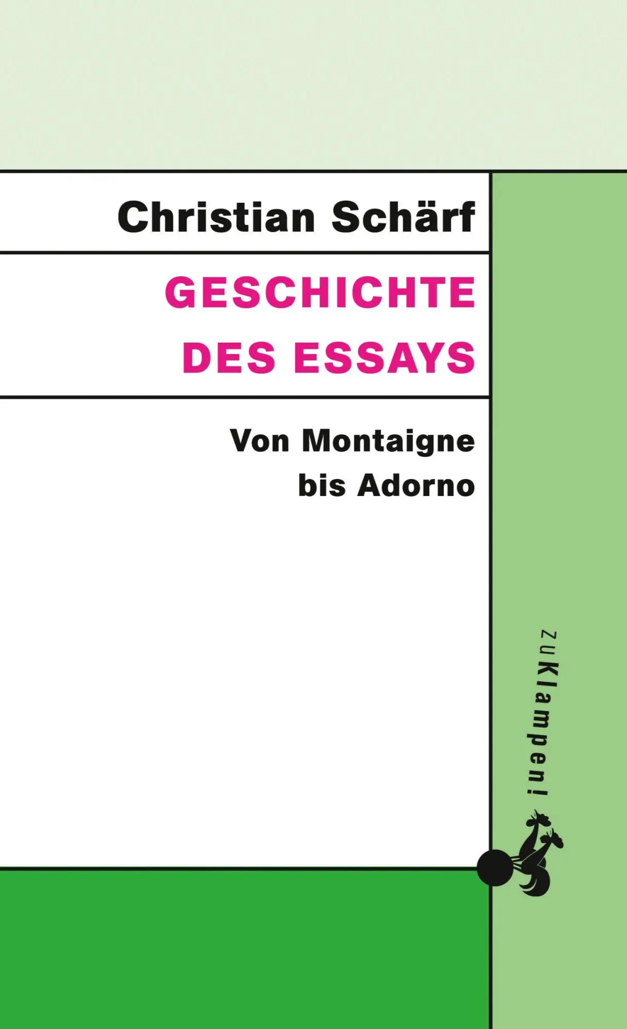Cover: 9783866745247 | Geschichte des Essays | Von Montaigne bis Adorno | Christian Schärf