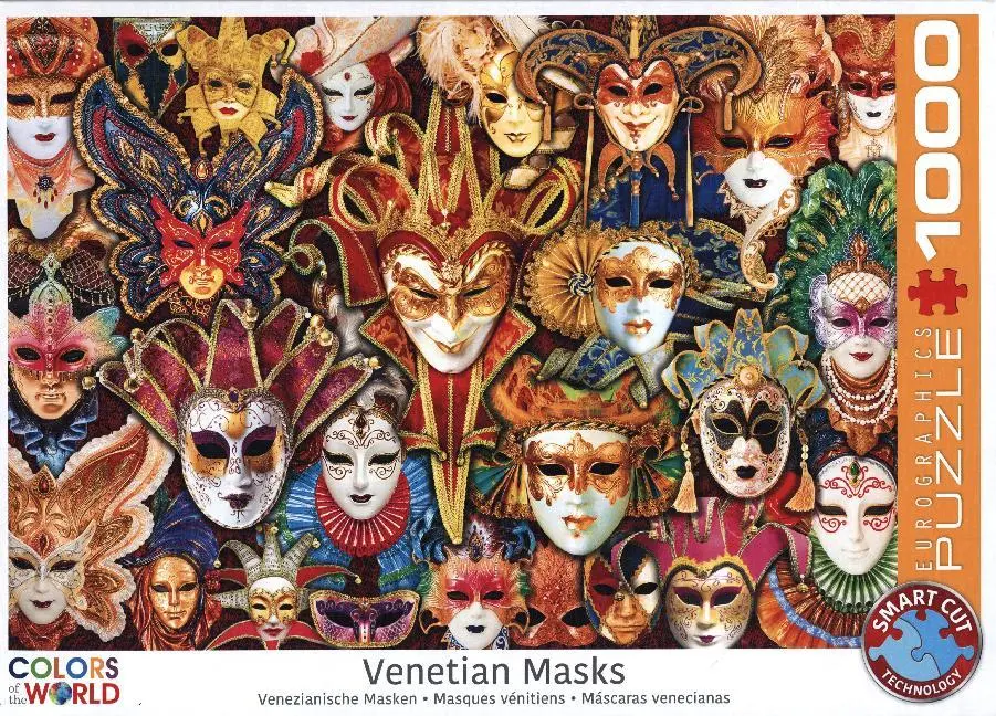 Cover: 628136655347 | Venedig Karnevalsmasken (Puzzle) | Spiel | In Spielebox | 6000-5534