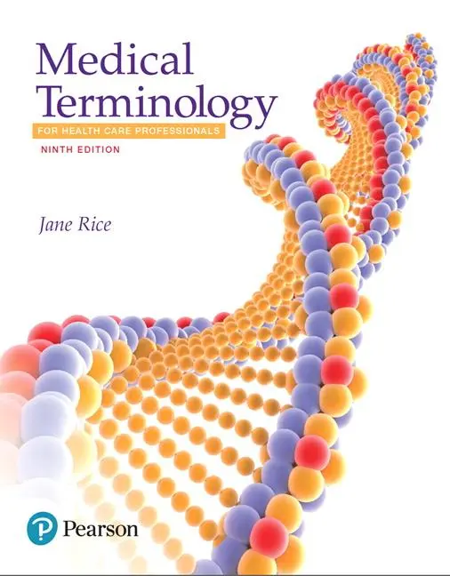 Cover: 9780134495347 | Medical Terminology for Health Care Professionals | Jane Rice | Buch