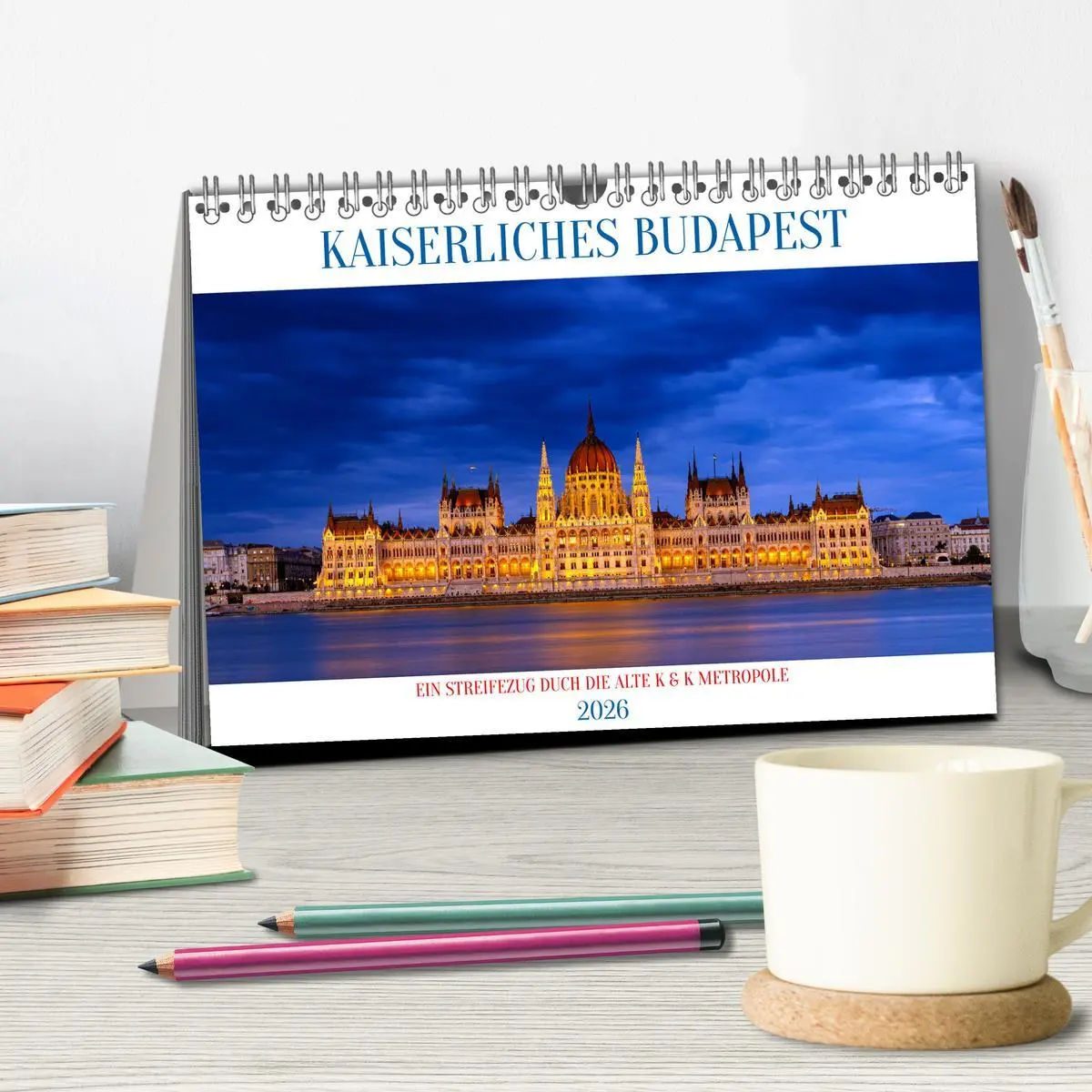 Bild: 9783457485347 | KAISERLICHES BUDAPEST (Tischkalender 2026 DIN A5 quer), CALVENDO...