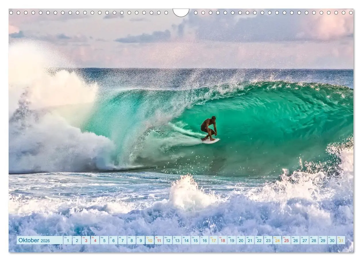 Bild: 9783457555347 | Surfen - einfach cool (Wandkalender 2026 DIN A3 quer), CALVENDO...