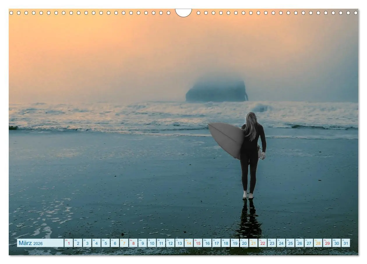 Bild: 9783457555347 | Surfen - einfach cool (Wandkalender 2026 DIN A3 quer), CALVENDO...