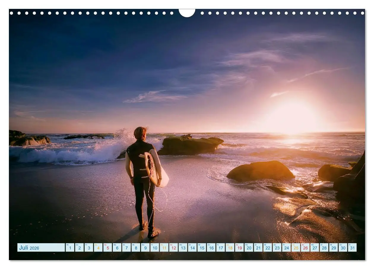Bild: 9783457555347 | Surfen - einfach cool (Wandkalender 2026 DIN A3 quer), CALVENDO...
