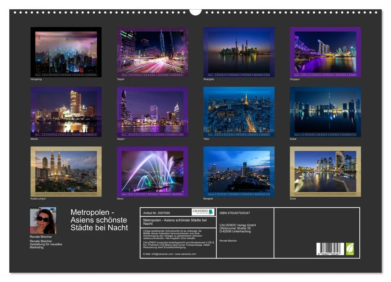 Bild: 9783457935347 | Metropolen - Asiens schönste Städte bei Nacht (Wandkalender 2026...