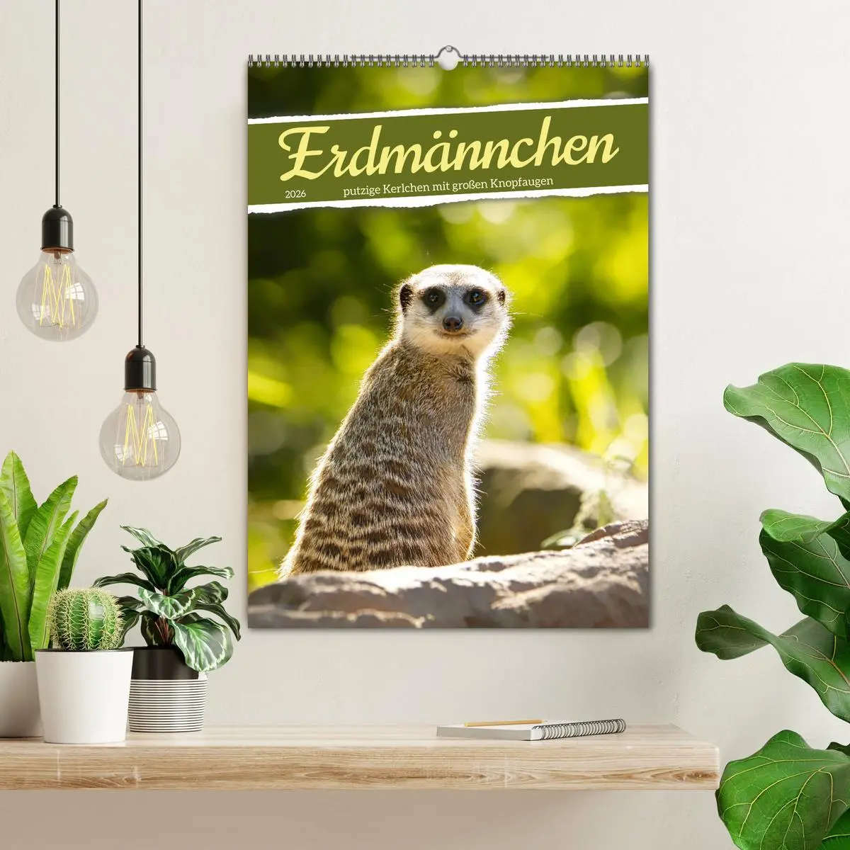 Bild: 9783516335347 | Erdmännchen, putzige Kerlchen mit großen Knopfaugen (Wandkalender...