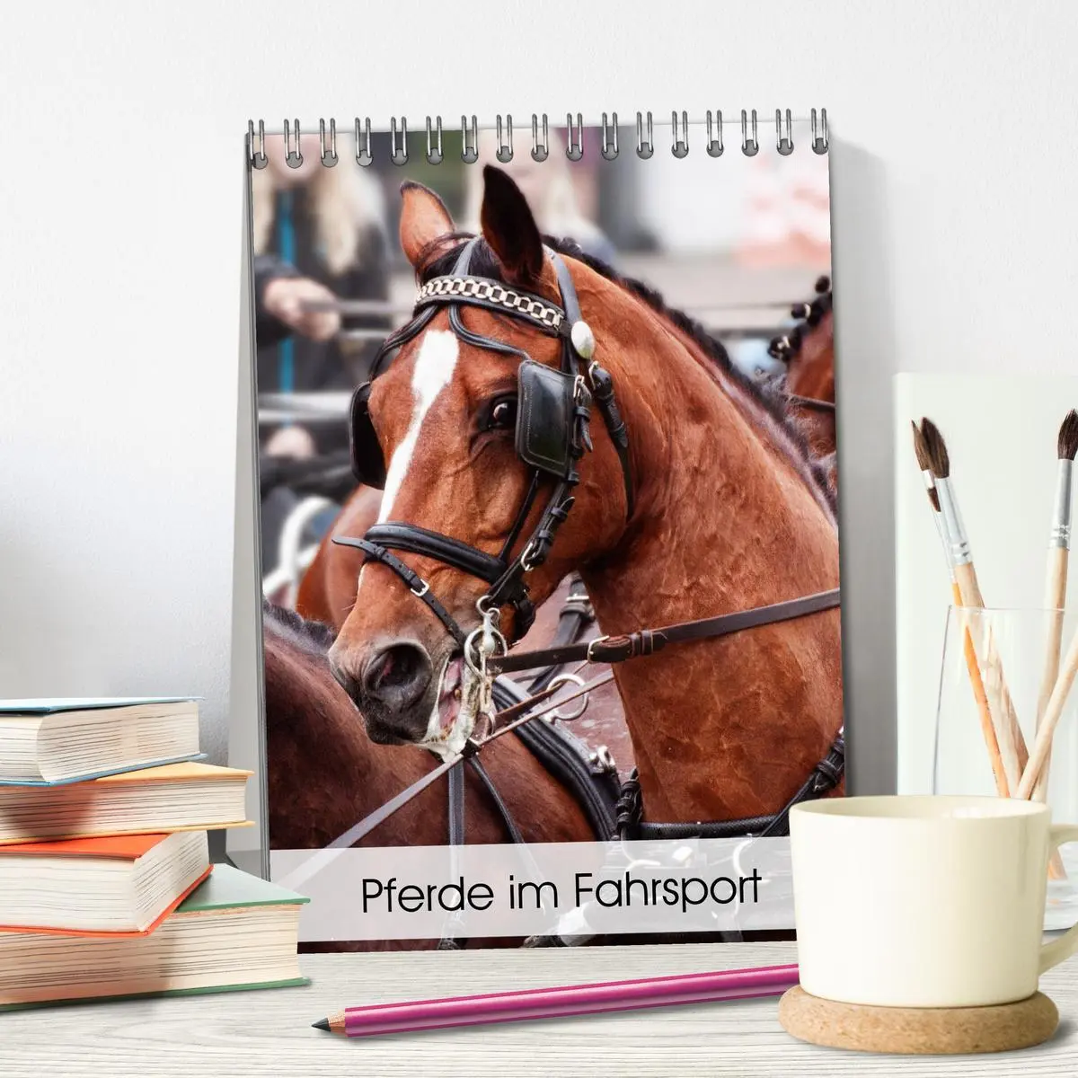 Bild: 9783516405347 | Pferde im Fahrsport (Tischkalender 2026 DIN A5 hoch), CALVENDO...