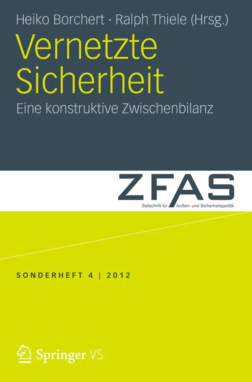 Cover: 9783531185347 | Vernetzte Sicherheit | Eine konstruktive Zwischenbilanz | Taschenbuch