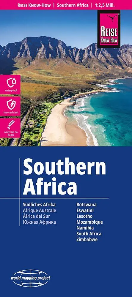 Cover: 9783831775347 | Reise Know-How Landkarte Südliches Afrika (1:2.500.000) | (Land-)Karte