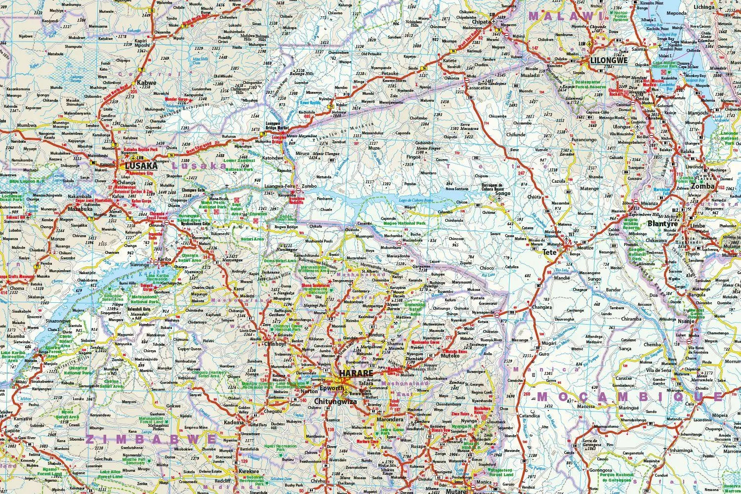 Bild: 9783831775347 | Reise Know-How Landkarte Südliches Afrika (1:2.500.000) | (Land-)Karte