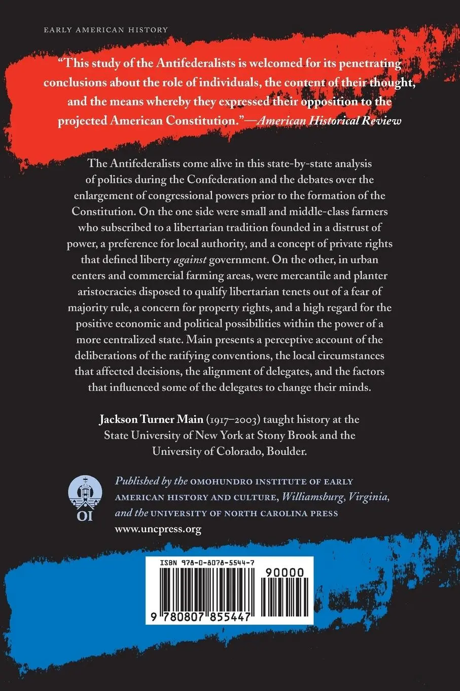 Rückseite: 9780807855447 | The Antifederalists | Critics of the Constitution, 1781-1788 | Main