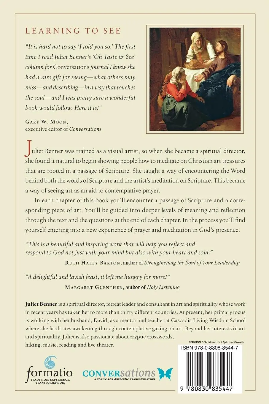 Rückseite: 9780830835447 | Contemplative Vision | A Guide to Christian Art and Prayer | Benner