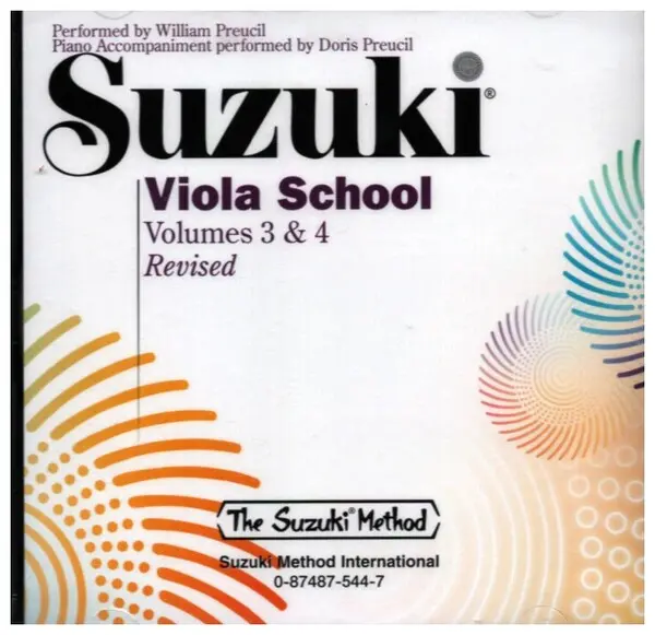 Cover: 9780874875447 | Suzuki Viola School CD, Volume 3 &amp; 4 (Revised) | Shinichi Suzuki | CD