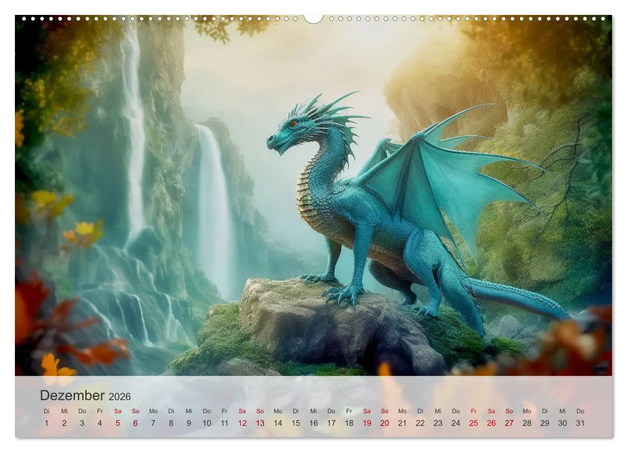 Bild: 9783457475447 | Im Land der schönen Drachen (hochwertiger Premium Wandkalender 2026...